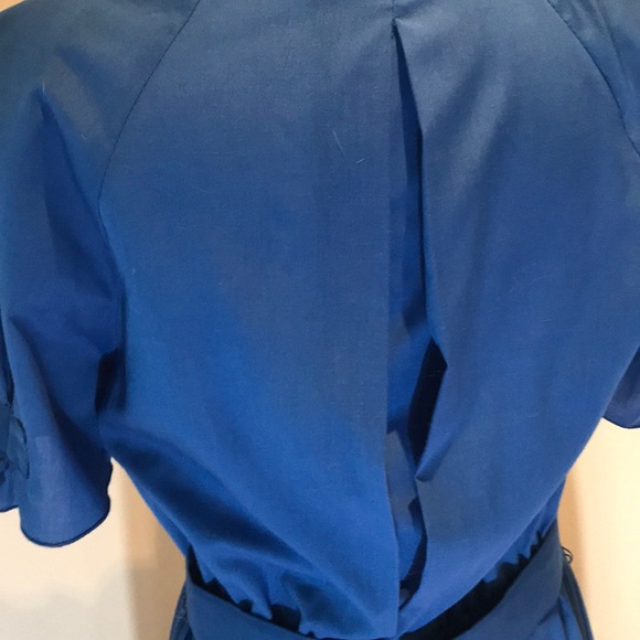 “ JUNIOR SCOPE” Vintage/ Retro Blue Dress. - Picture 11 of 16